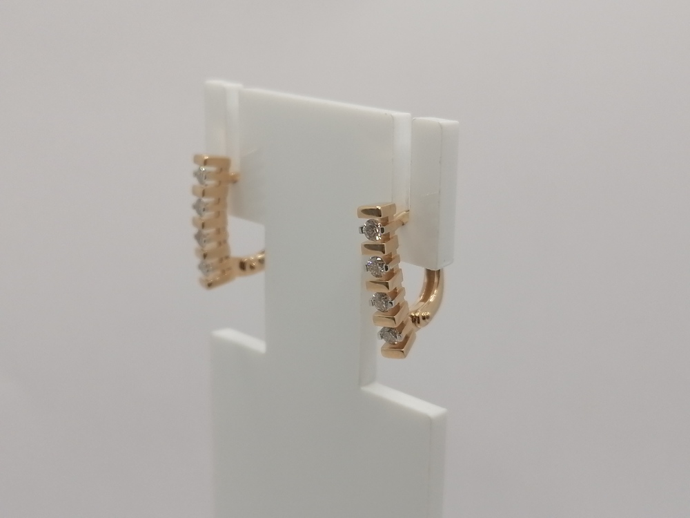 СЕРЬГИ БРИЛЛИАНТ (Au 585)