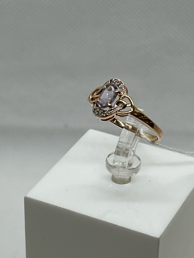 КОЛКМИ585 КОЛЬЦО С КАМНЯМИ (Au 585)