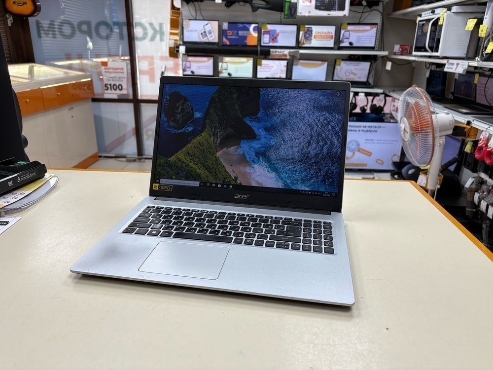 Ноутбук Acer Aspire 3; Ryzen 5 3500U, Radeon Vega 8, 12 Гб, 256 Гб, Нет