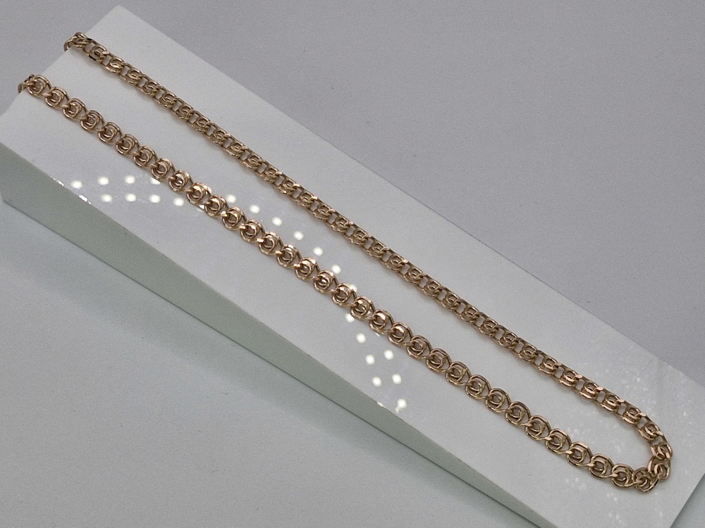 ЦЕПЬ ПУСТОТЕЛАЯ Лав (Au 585)