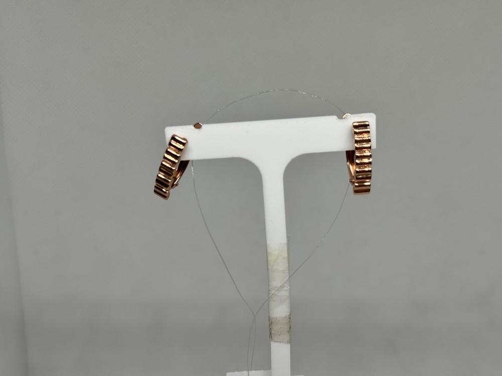 СЕРЬГИ БЕЗ КАМНЯ (Au 585)