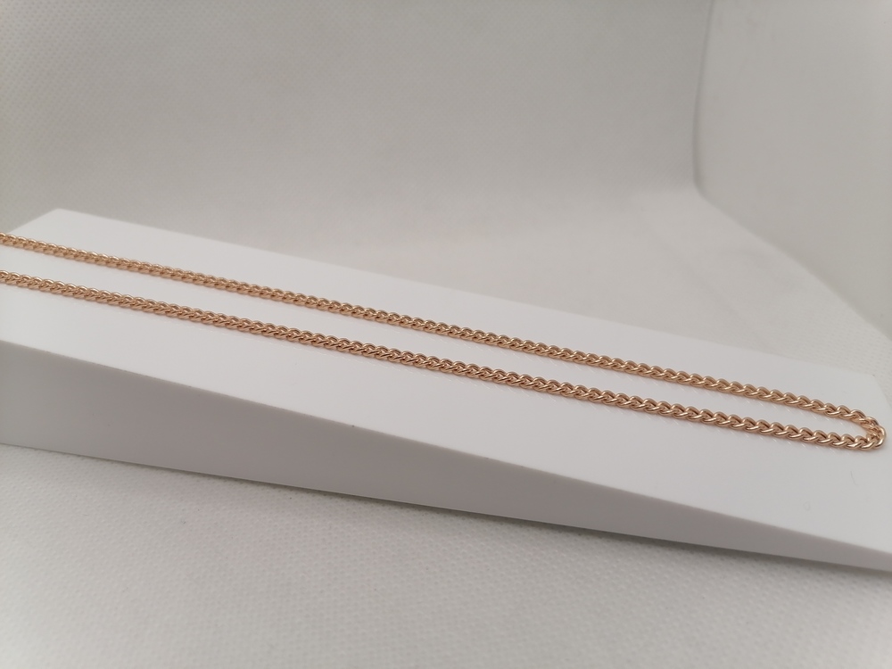 8080002П-60 ЦЕПЬ ПУСТОТЕЛАЯ Панцирное (Au 585)