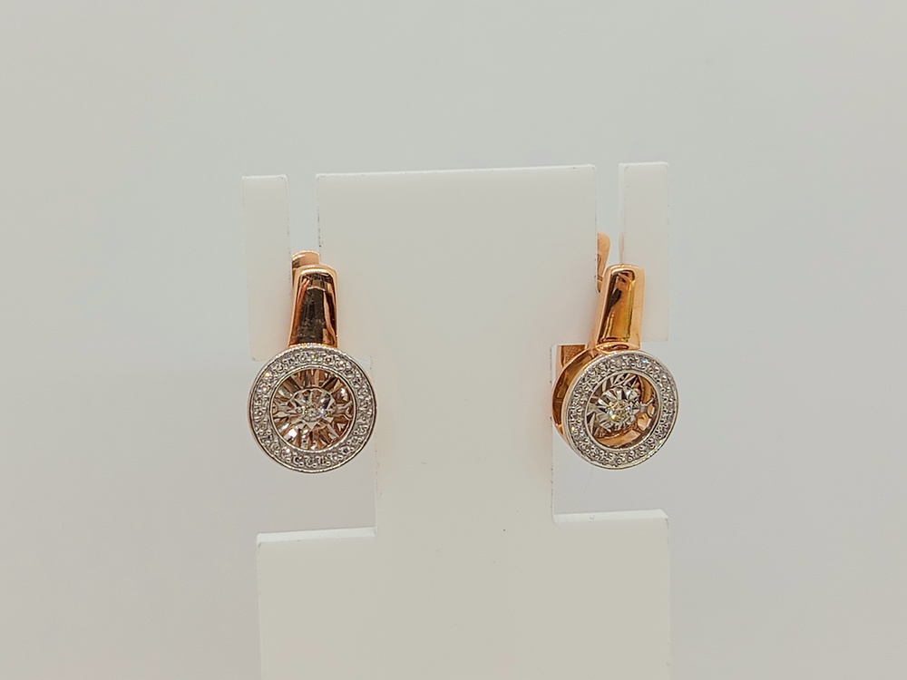 СЕРЬГИ БРИЛЛИАНТ (Au 585)