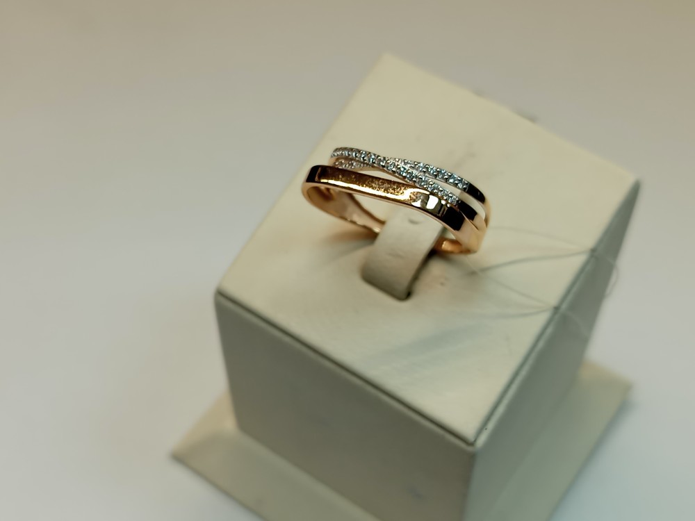 К13216200 КОЛЬЦО С КАМНЯМИ (Au 585)