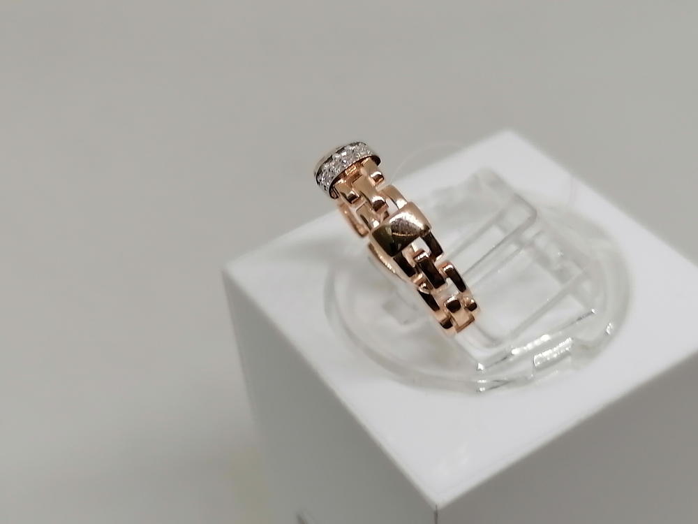 КОЛЬЦО С КАМНЯМИ (Au 585)