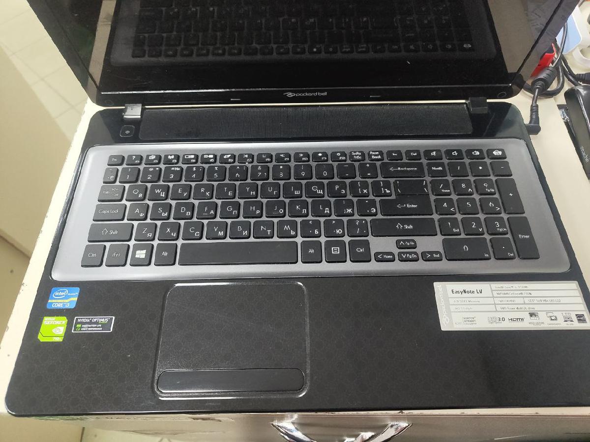 Ноутбук PACKARD BELL VG70; Core i3-3120M, GeForce GT 710M, 6 Гб, Нет, 500 Гб