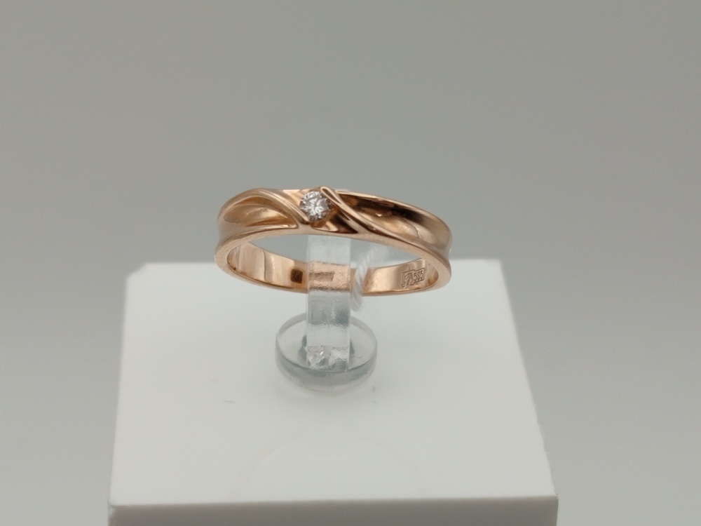 КОЛЬЦО БРИЛЛИАНТ Au 585