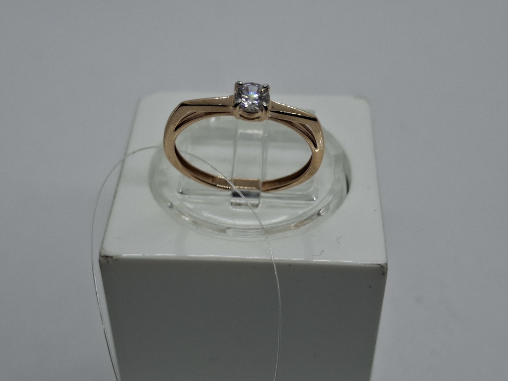 КОЛЬЦО С КАМНЕМ (Au 585)