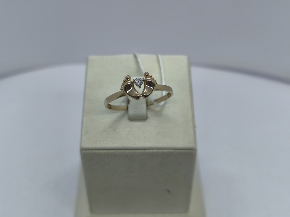 КОЛЬЦО С КАМНЕМ (Au 585)