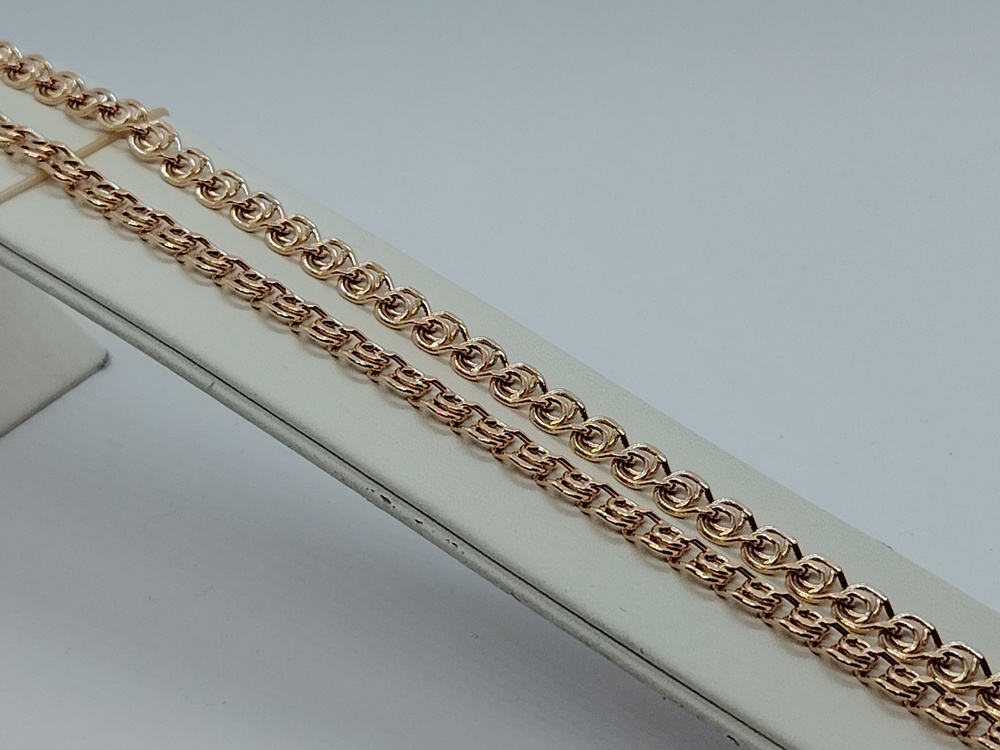 ЦЕПЬ ПУСТОТЕЛАЯ Лав (Au 585)