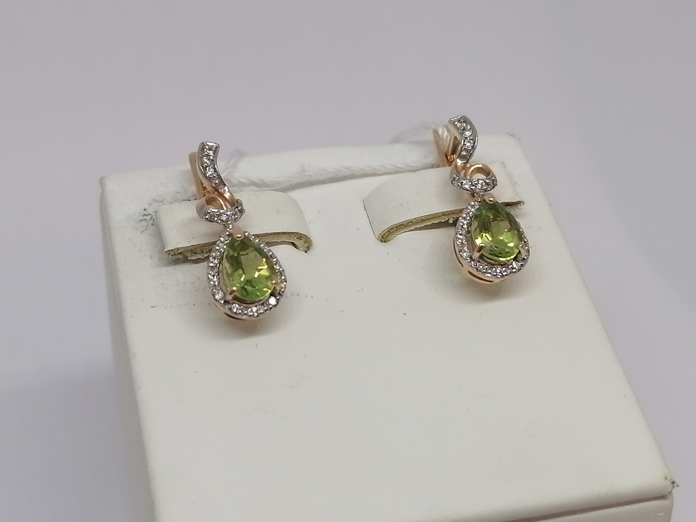 СКМИ585 СЕРЬГИ С КАМНЯМИ (Au 585) СКМИ585 СЕРЬГИ С КАМНЯМИ (Au 585)