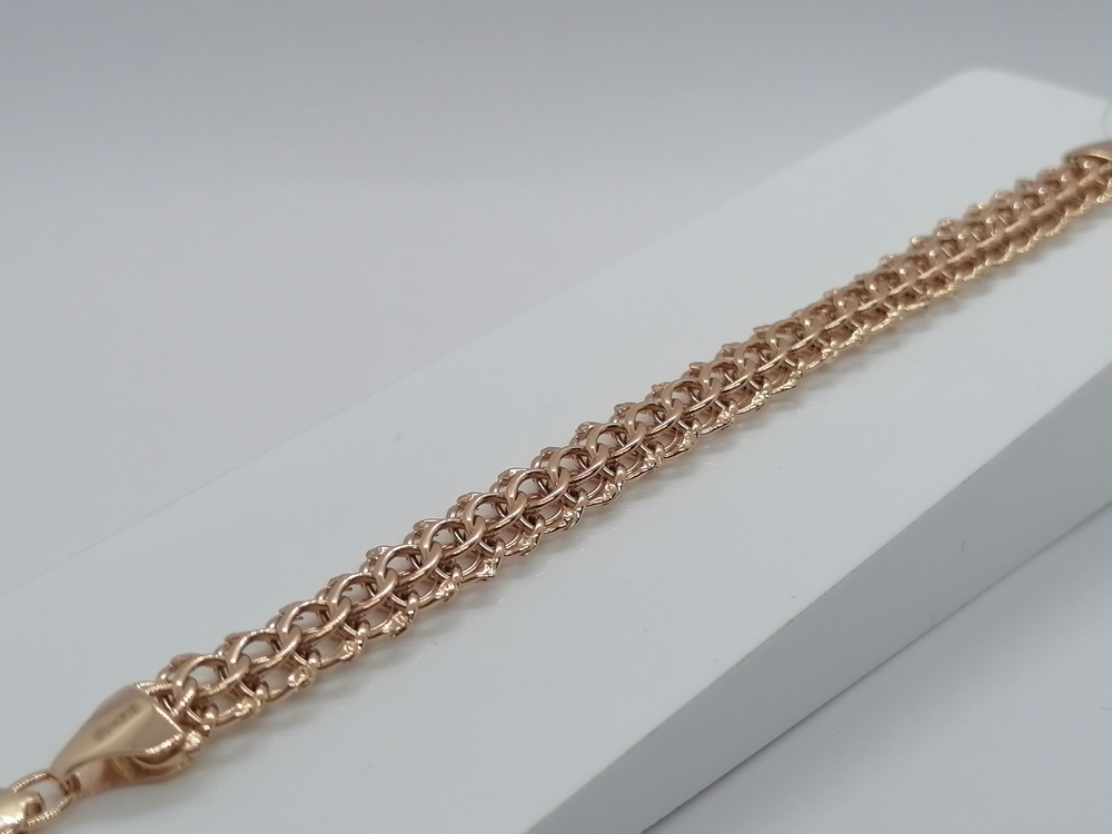 БРАСЛЕТ ПУСТОТЕЛЫЙ Итальянка (Au 585)