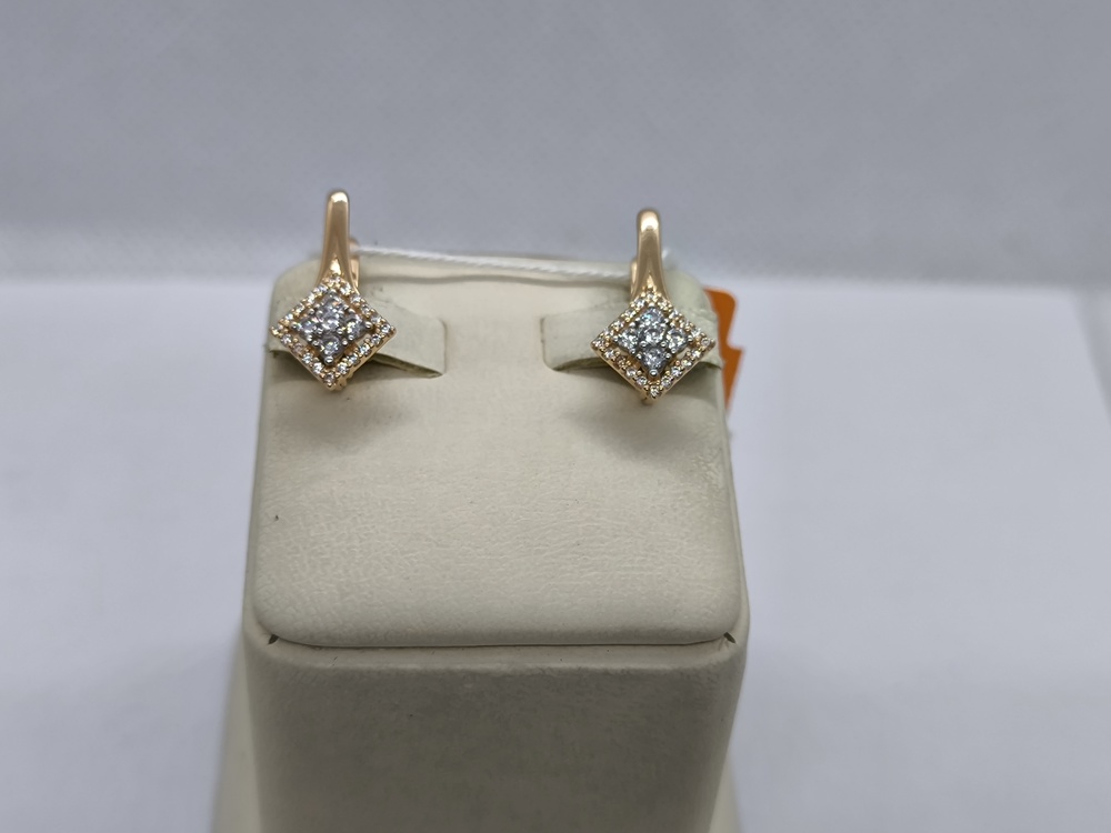 СЕРЬГИ С КАМНЯМИ (Au 585)