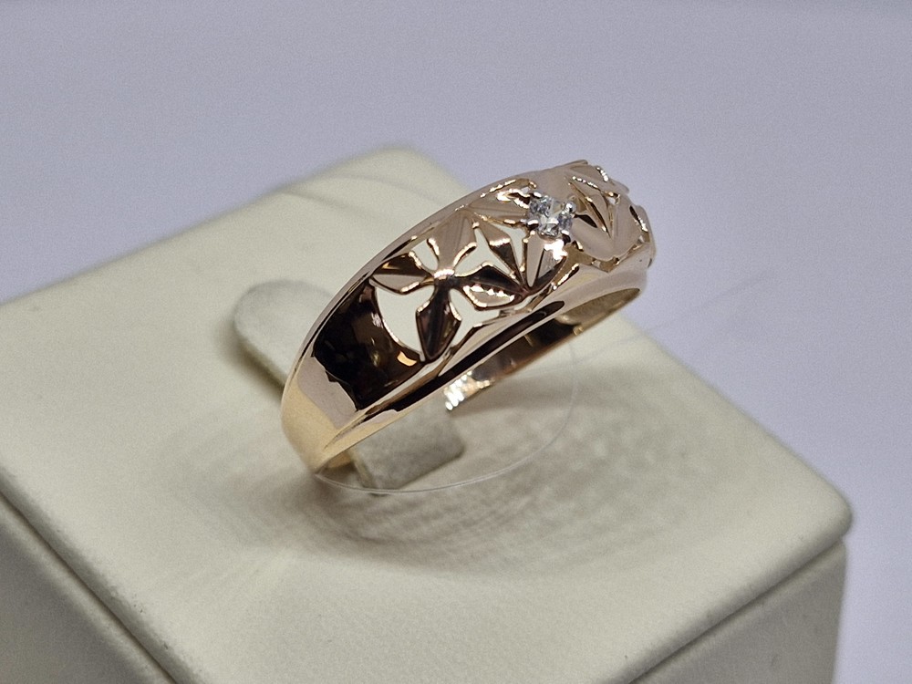 КОЛЬЦО С КАМНЕМ (Au 585)