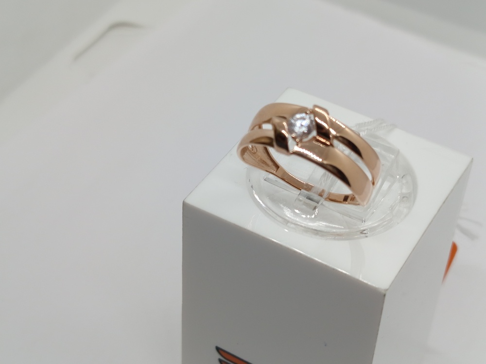 КОЛКМ585 КОЛЬЦО С КАМНЕМ (Au 585)