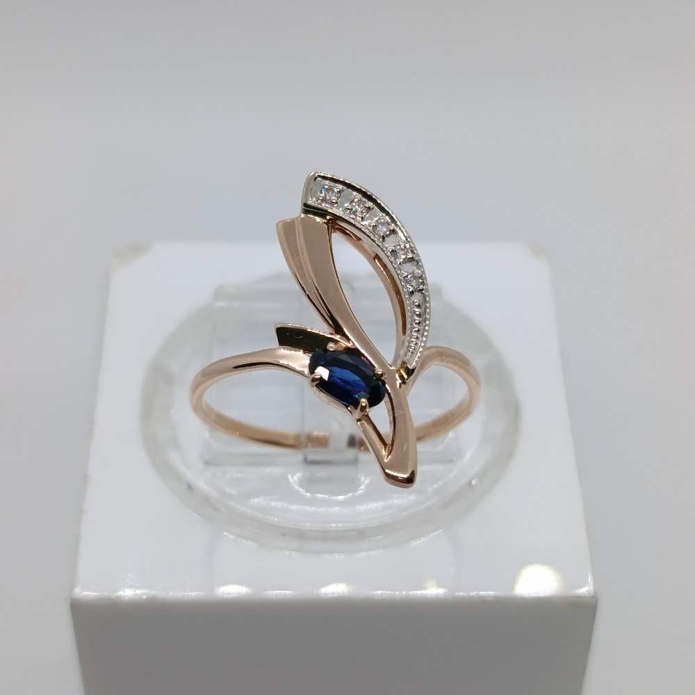 КОЛЬЦО БРИЛЛИАНТ Au 585