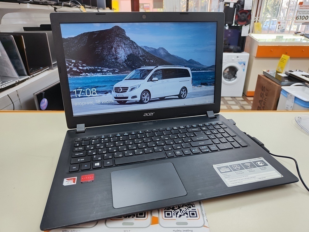 Ноутбук Acer Aspire 3; A9-9420e, Radeon R5 M435, 6 Гб, Нет, 1 Tb