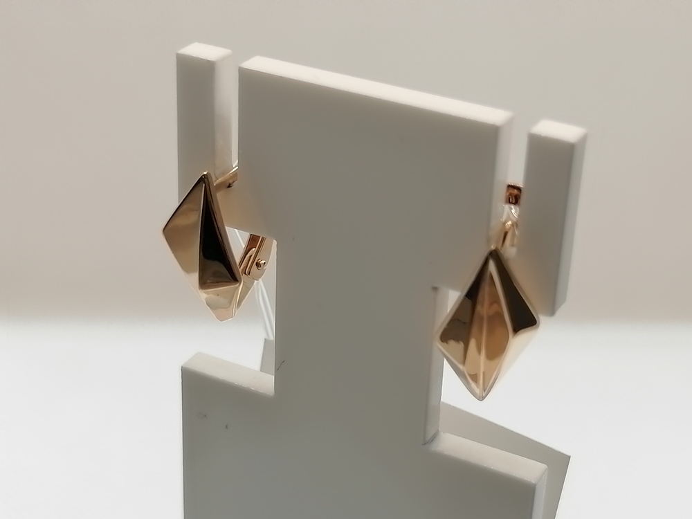 СЕРЬГИ БЕЗ КАМНЯ (Au 585)