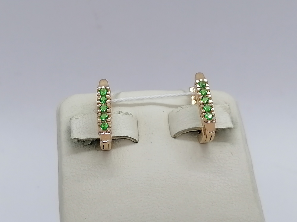 СКМИ585 СЕРЬГИ С КАМНЯМИ (Au 585)