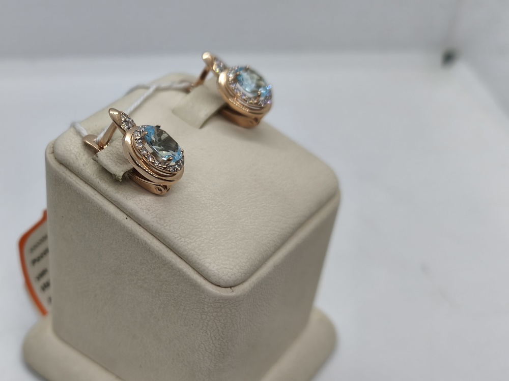 СКМИ585 СЕРЬГИ С КАМНЯМИ (Au 585) СКМИ585 СЕРЬГИ С КАМНЯМИ (Au 585)