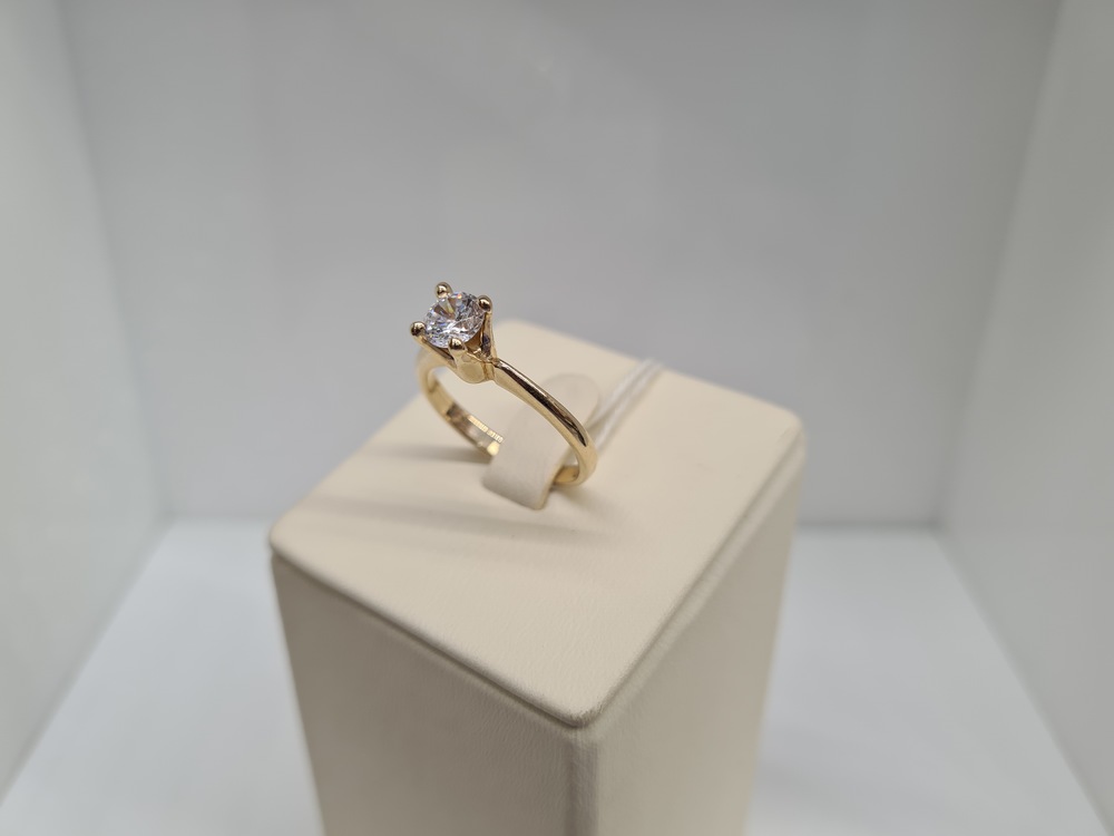 КОЛЬЦО С КАМНЕМ (Au 585)