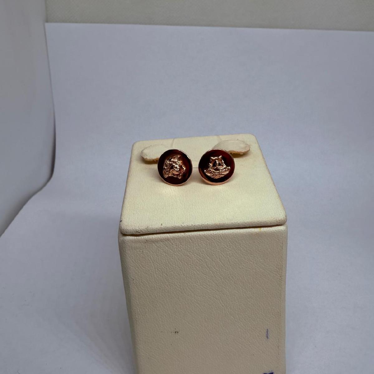 0505588 СЕРЬГИ ПУСЕТЫ без камня (Au 585)