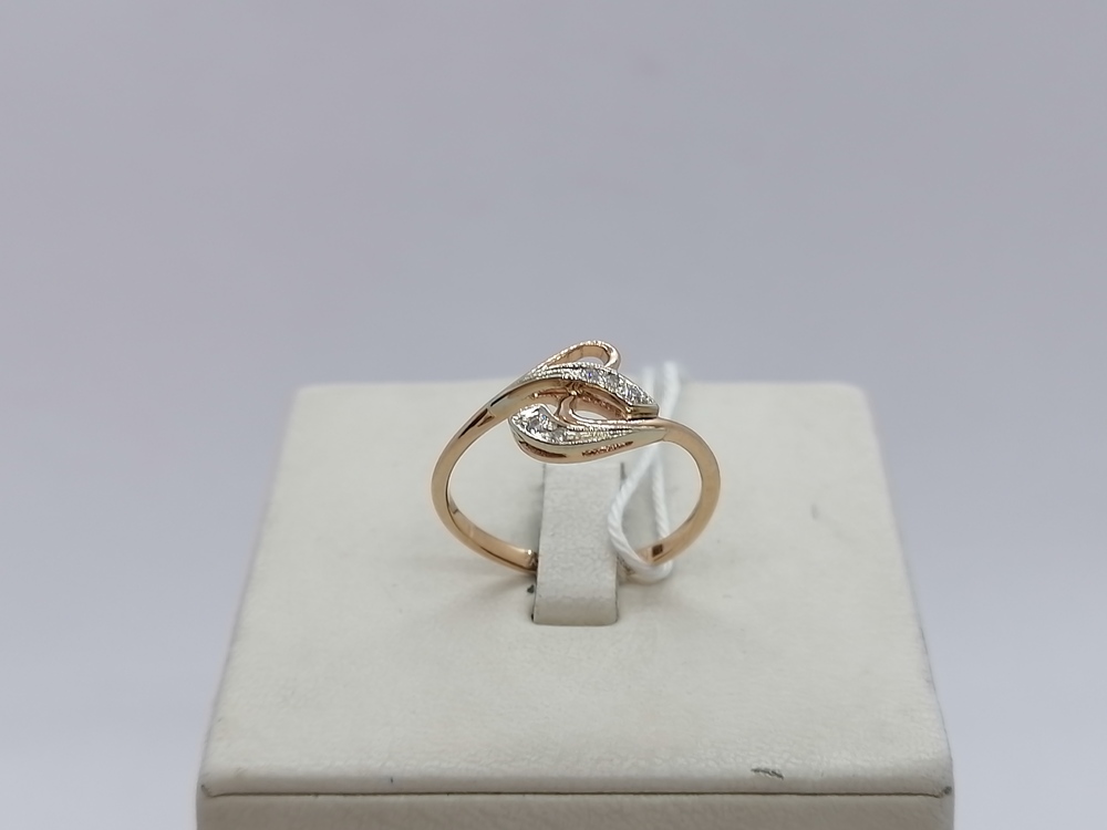 КОЛКМИ585 КОЛЬЦО С КАМНЯМИ (Au 585)