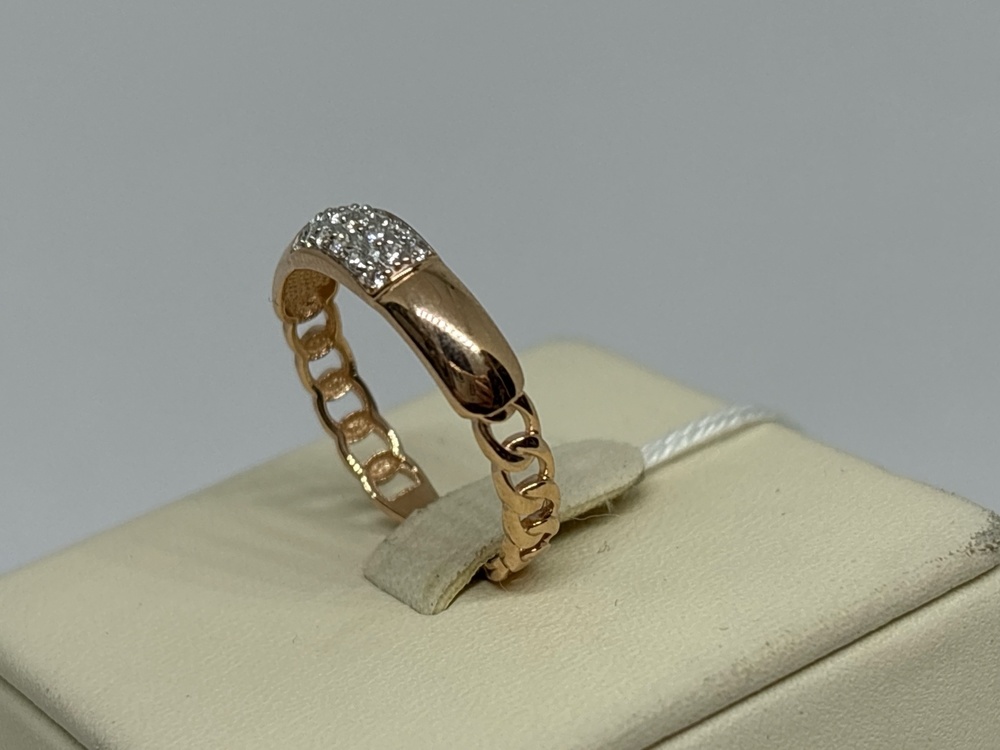 КОЛКМИ585 КОЛЬЦО С КАМНЯМИ (Au 585)