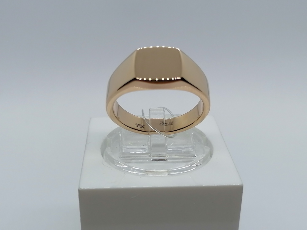 КОЛЬЦО ПЕЧАТКА без камня (Au 585)