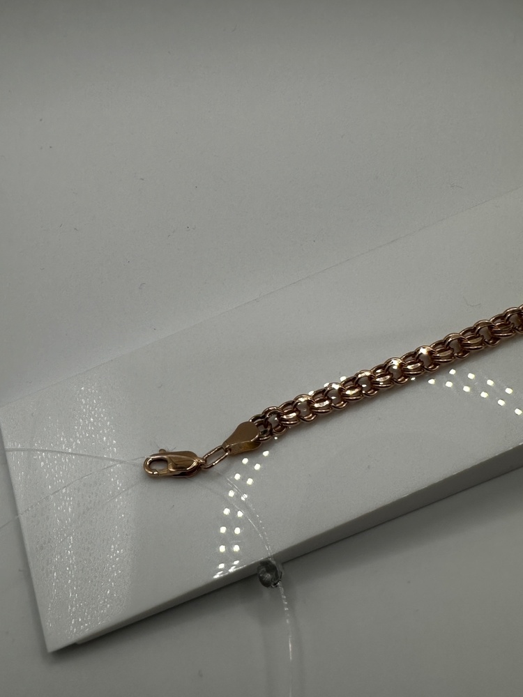 БРАСЛЕТ ПУСТОТЕЛЫЙ Бисмарк (Au 585)