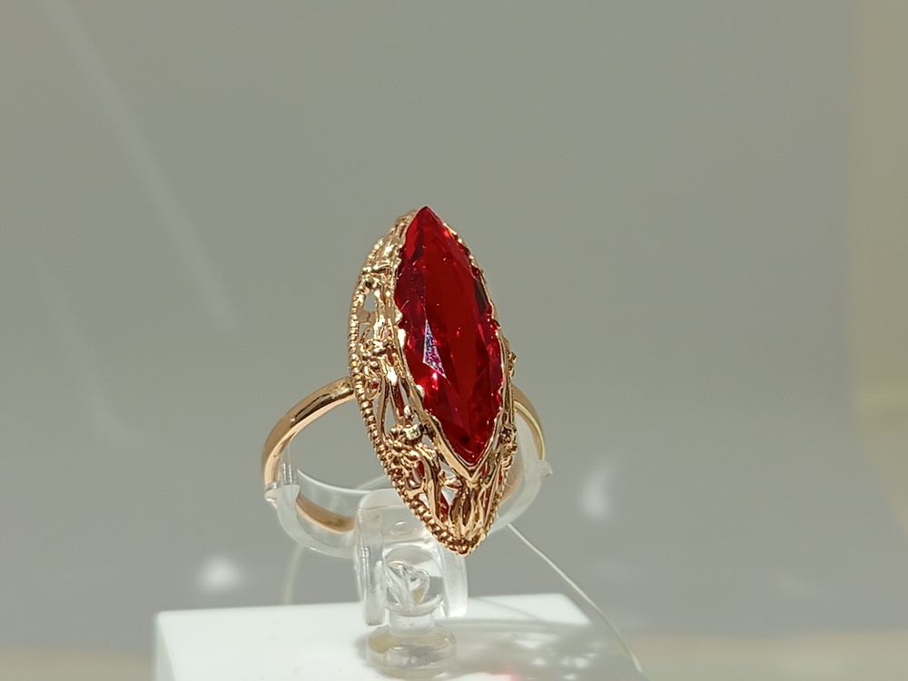 КОЛЬЦО С КАМНЕМ (Au 585)