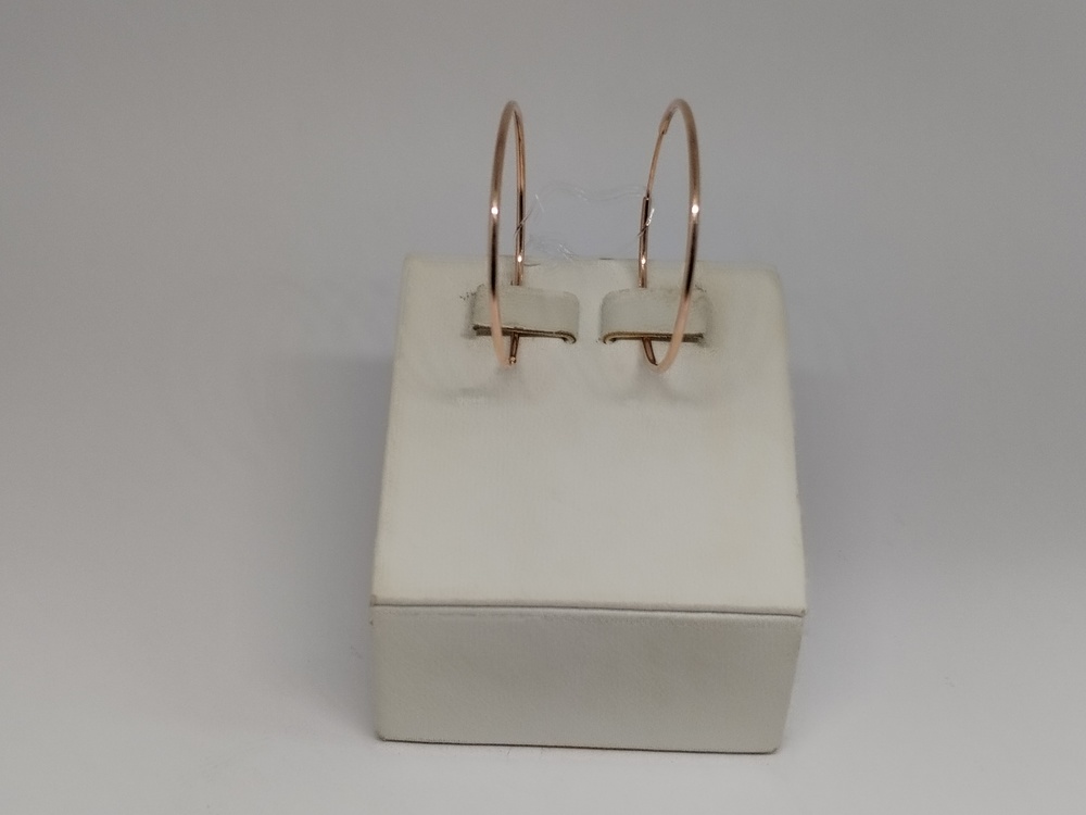 СЕРЬГИ КОНГО без камня (Au 585)