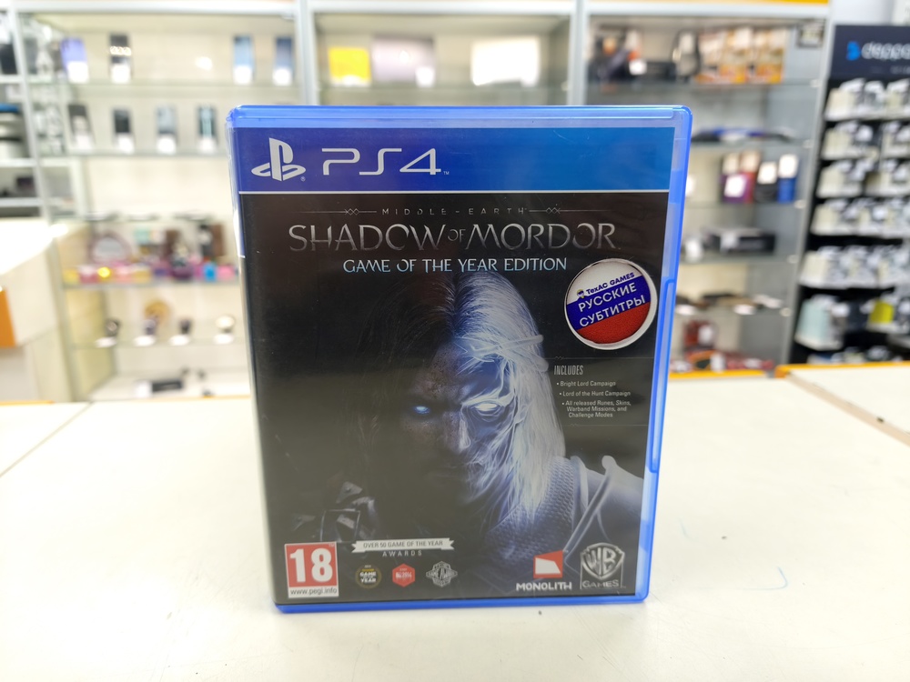 Игра Playstation 4 Shadow Of Mordor