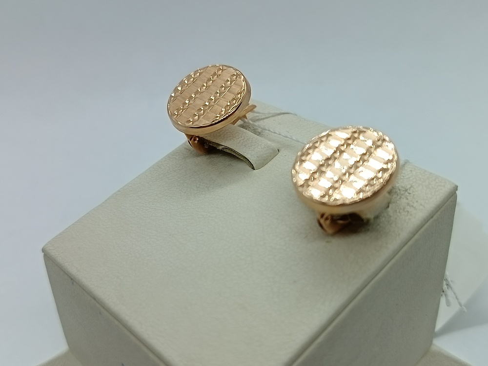 СЕРЬГИ БЕЗ КАМНЯ (Au 585) СЕРЬГИ БЕЗ КАМНЯ (Au 585)