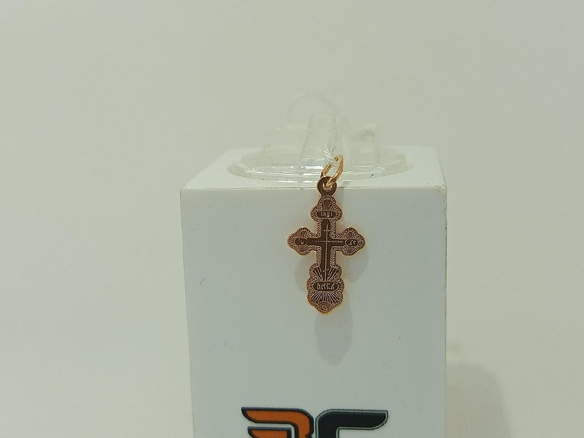 ПОДКБК585 ПОДВЕСКА КРЕСТ БЕЗ КАМНЯ (Au 585)