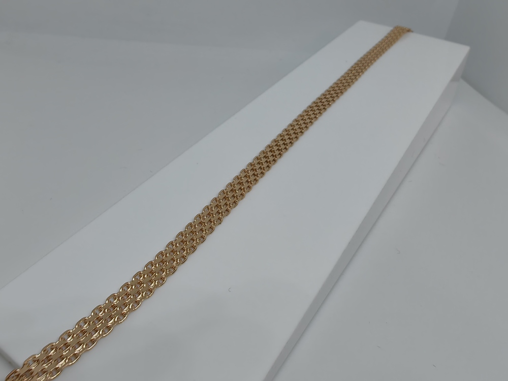 ББ4Я150А2-А51 БРАСЛЕТ ПОЛНОВЕСНЫЙ Бисмарк машинный (Au 585)