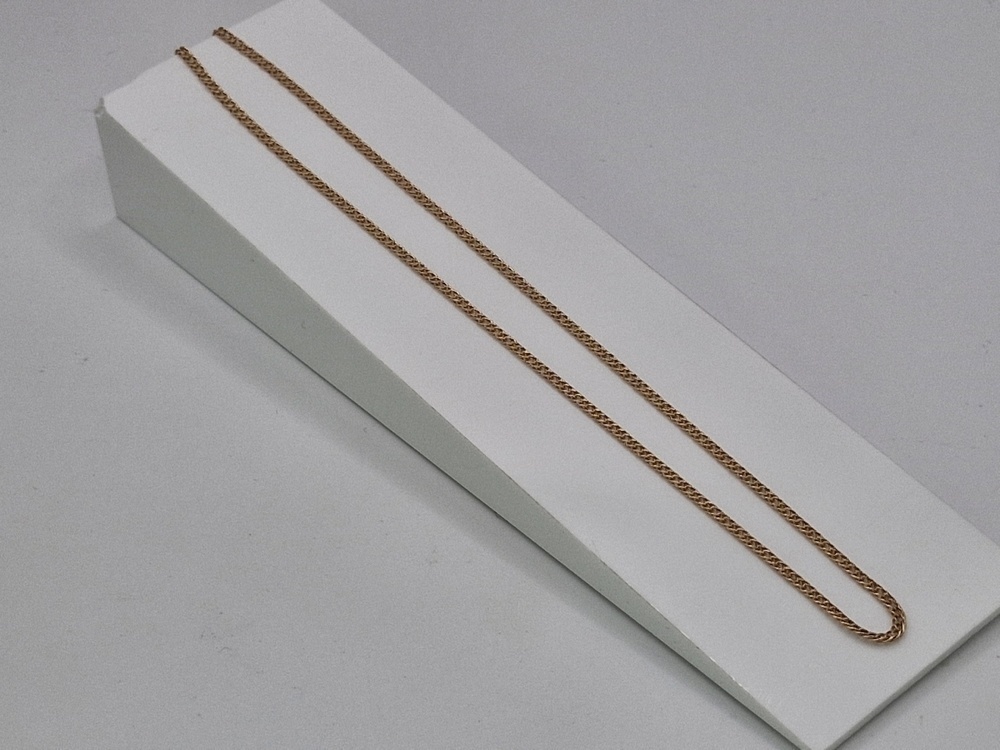 ЦЕПЬ ПУСТОТЕЛАЯ Ромб двойной (Au 585)