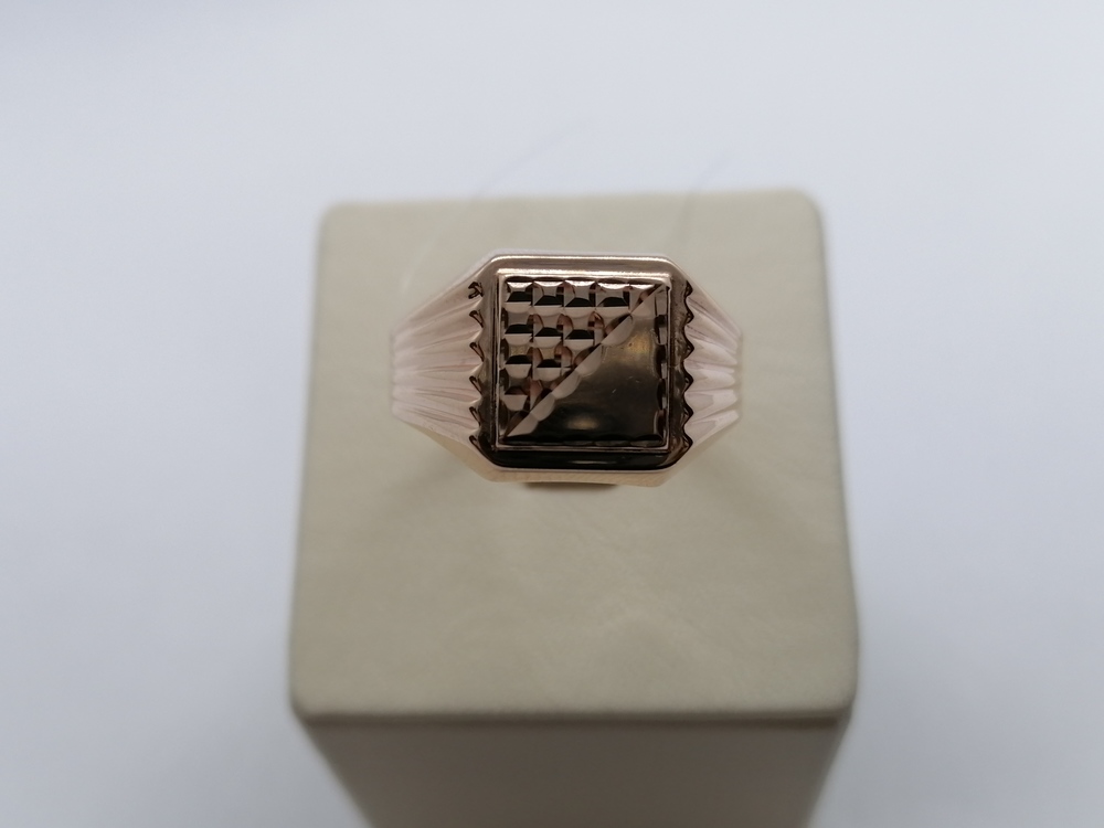 040128 КОЛЬЦО БЕЗ КАМНЯ (Au 585)