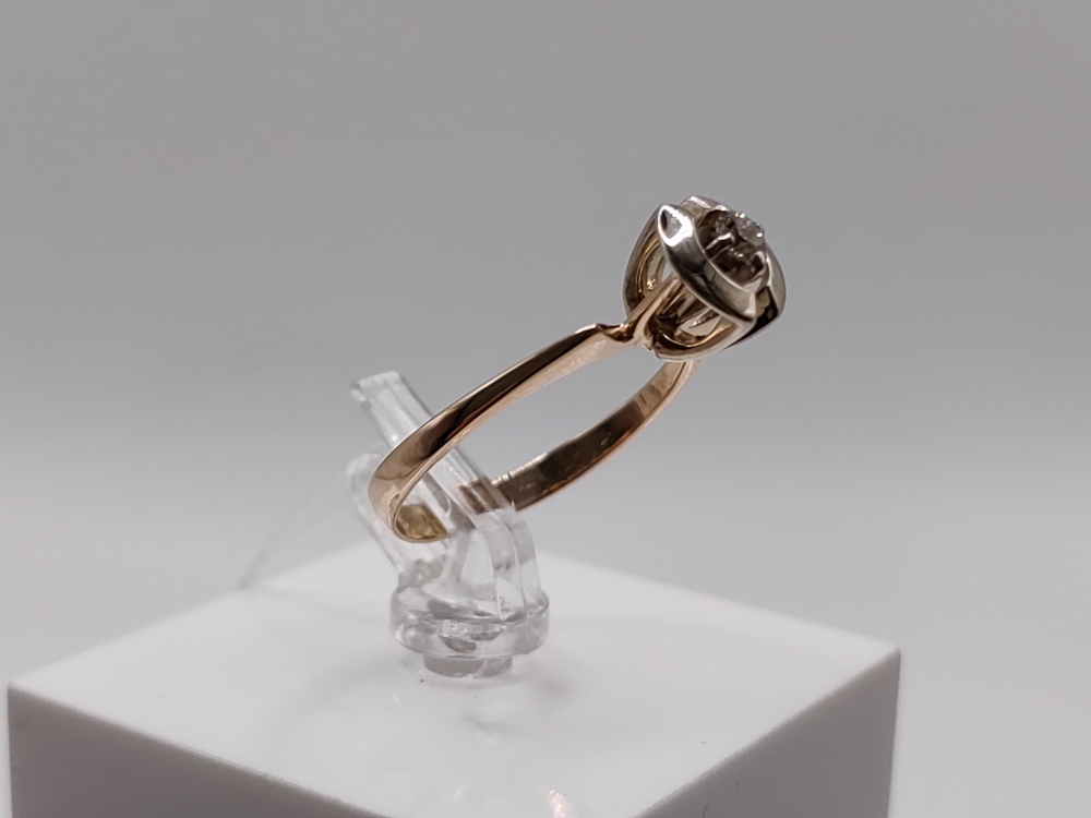 КОЛЬЦО БРИЛЛИАНТ Au 585