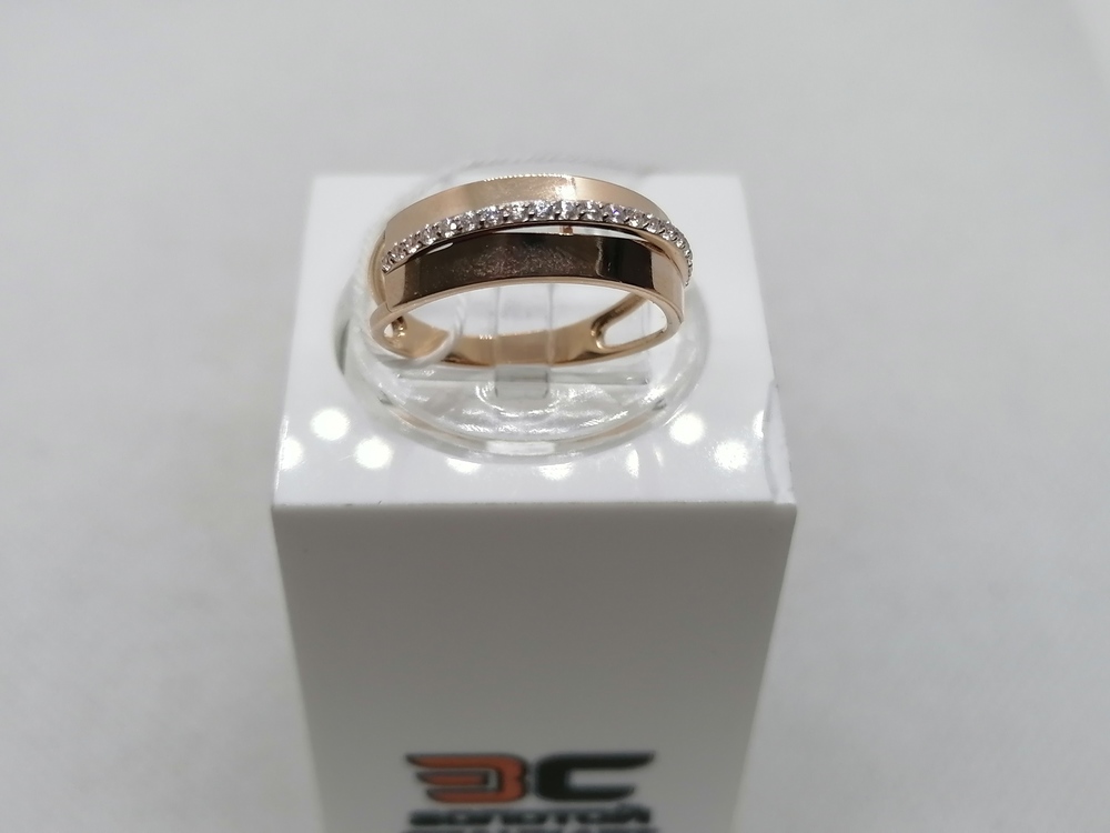 КОЛКМИ585 КОЛЬЦО С КАМНЯМИ (Au 585)