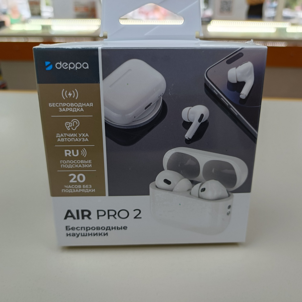 Наушники беспроводные Deppa 44167 Air Pro 2
