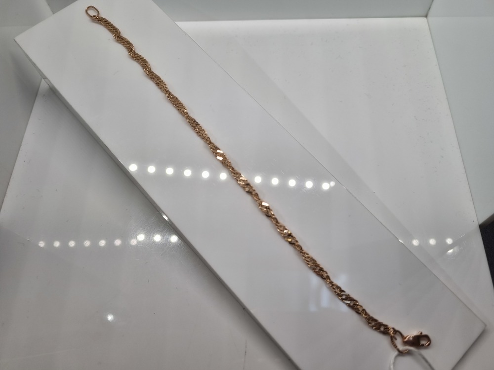 БРАСЛЕТ ПОЛНОВЕСНЫЙ Сингапур Au 585