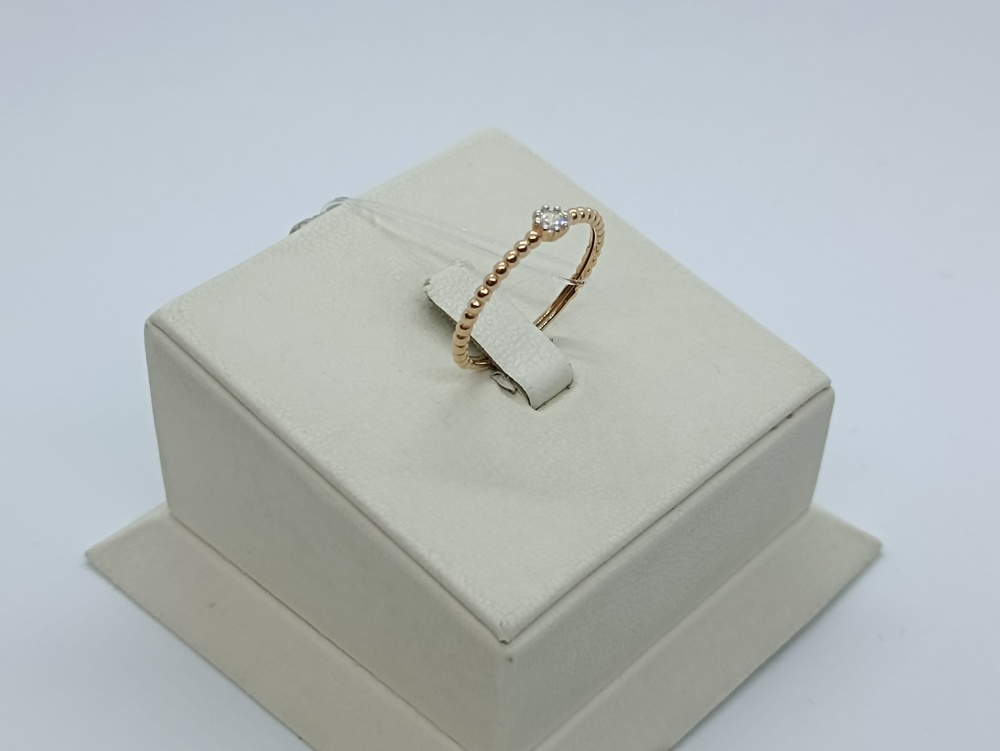 КОЛЬЦО С КАМНЕМ (Au 585)