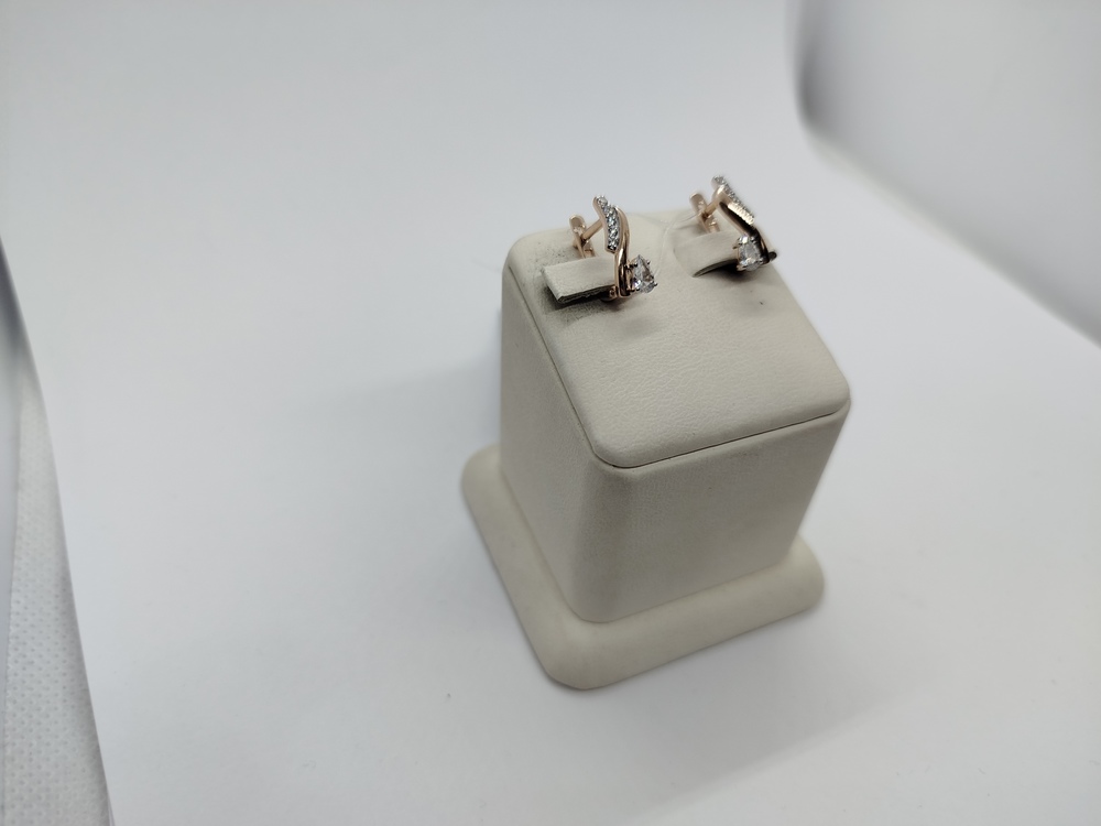 СЕРЬГИ С КАМНЯМИ (Au 585)