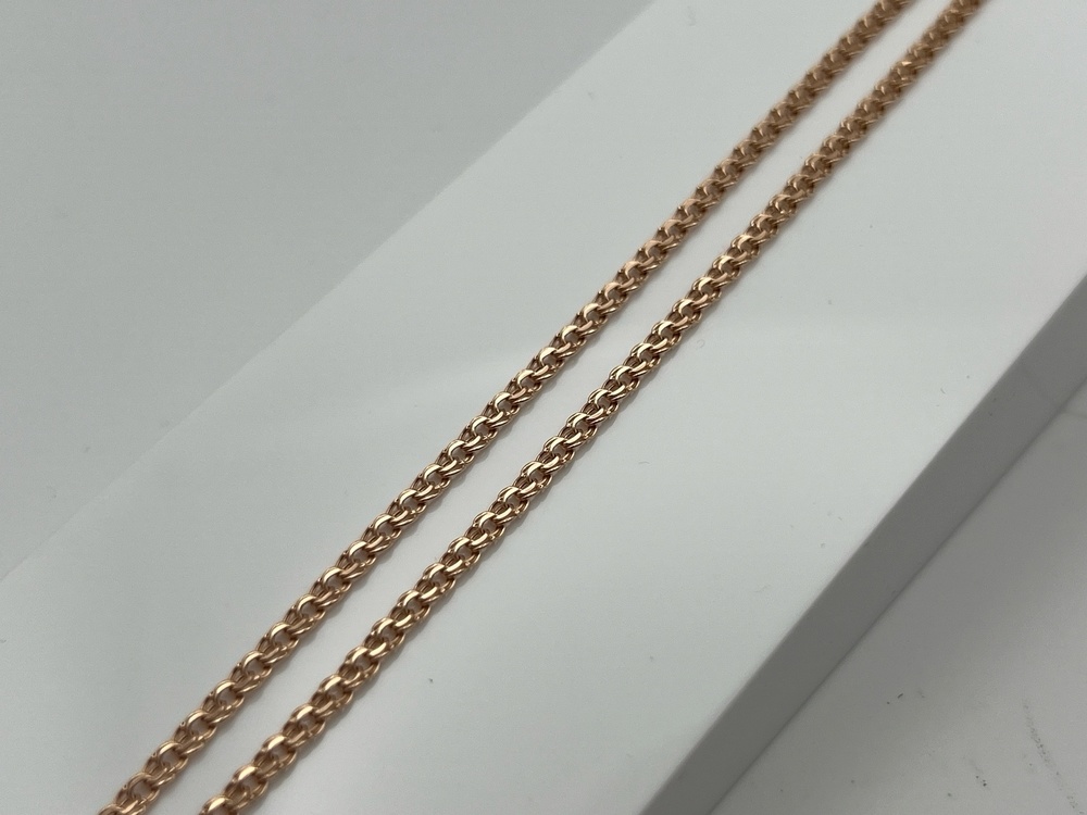 ЦЕПЬ ПУСТОТЕЛАЯ Бисмарк (Au 585)