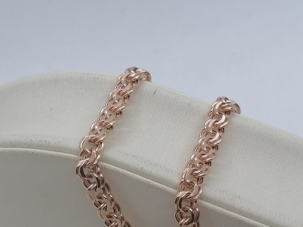 ЦЕПЬ ПУСТОТЕЛАЯ Бисмарк (Au 585)