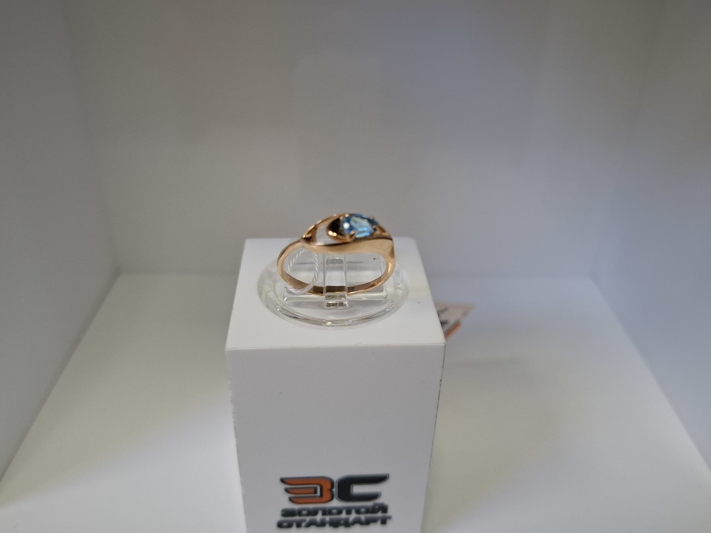 КОЛКМ585 КОЛЬЦО С КАМНЕМ (Au 585)