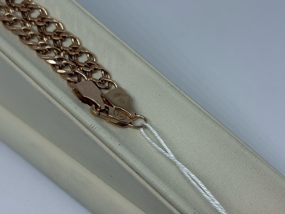 ЦЛР2585 ЦЕПЬ ПОЛНОВЕСНАЯ Ромб двойной (Au 585)