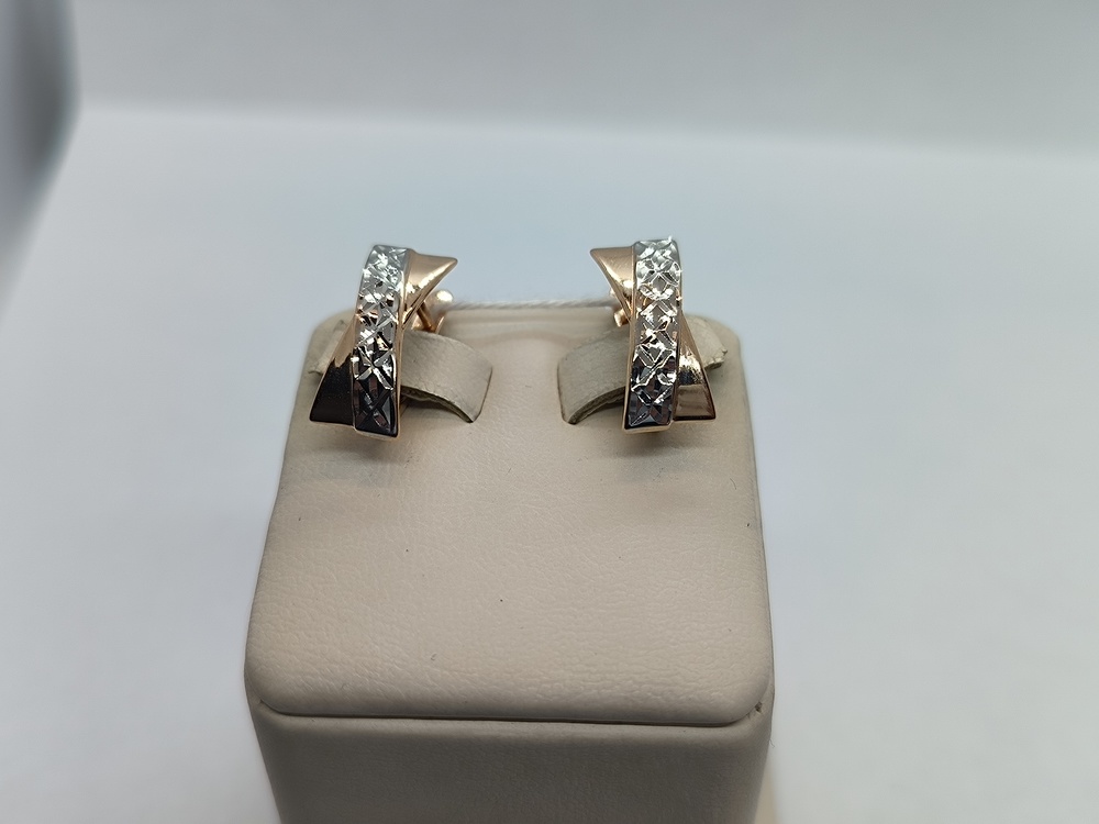 СБКМ585 СЕРЬГИ БЕЗ КАМНЯ (Au 585) СБКМ585 СЕРЬГИ БЕЗ КАМНЯ (Au 585)