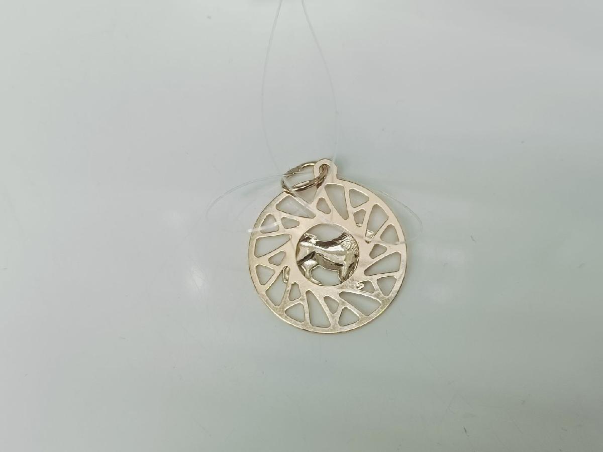 ПОДВЕСКА ЗНАК ЗОДИАКА ЛЕВ (Au 585)